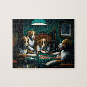 Hundar Poker Game Pussel