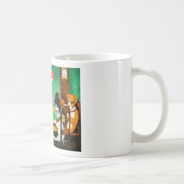 Hundar Poker Kaffemugg (Höger)