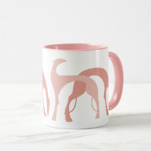 Hundar rånar Peachy rosor Mugg