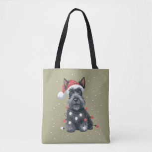 Hundar Scottie Scottish Terrier Jul Hund Mamma Tygkasse