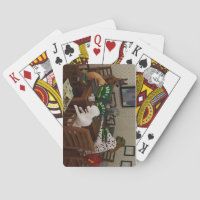 Hundar som leker den on-line poker