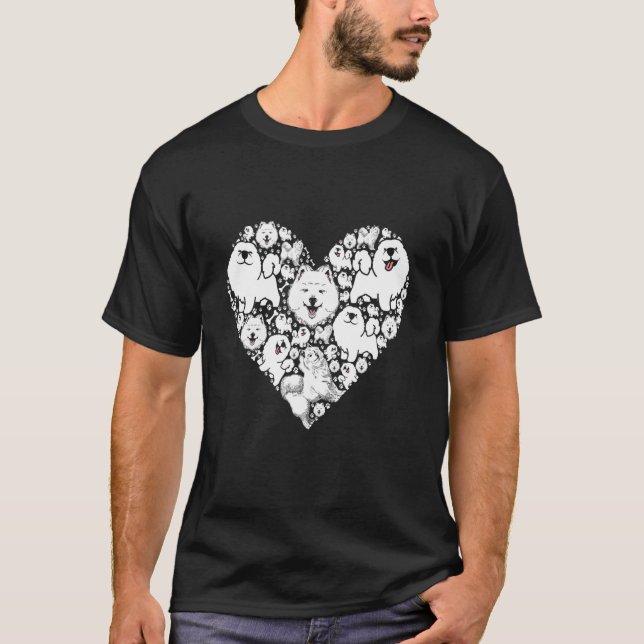 Hundar som Samoyed Hund T Shirt (Framsida)