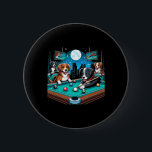 Hundar som spelar Bassäng Bord miljardsteg 8 Boll Knapp<br><div class="desc">Hundar som spelar Bassäng Bord miljardsteg 8 Boll</div>