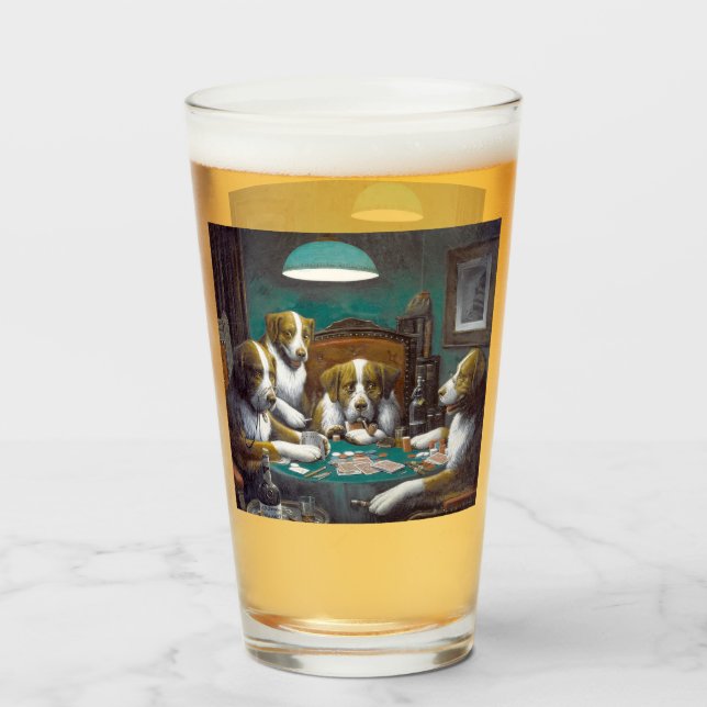 Hundar som spelar poker Cassius Marcellus Coolidge Glaskopp (Framsida fylld)