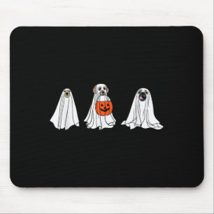 Hundar som spöken för Halloween Roliga spökhundar Musmatta