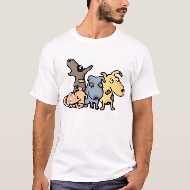 Hundar T-shirt (Framsida)