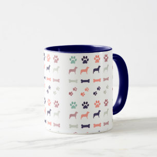 Hundar, Tass avtryck och Hund Bones Coffee Mugg