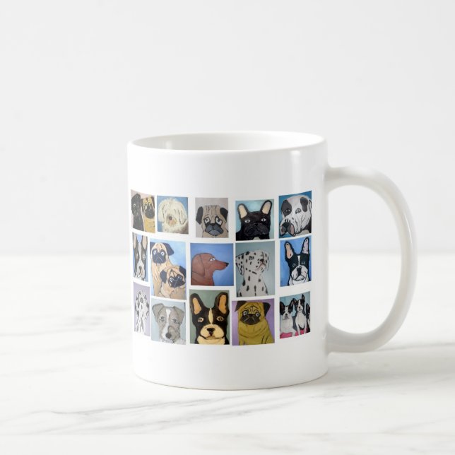 hundar vid eric ginsburg kaffemugg (Höger)