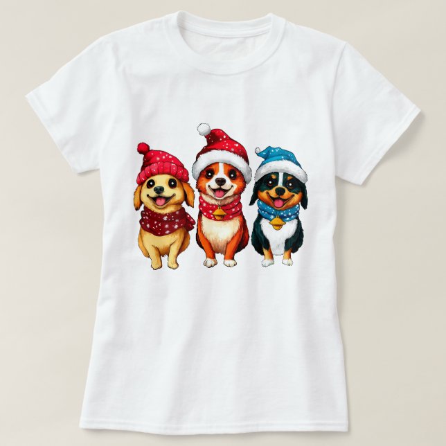 Hundarnas jul t shirt (Design framsida)