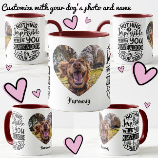 Hundars bästa vän Namn Foto Anpassat Personligt Mugg