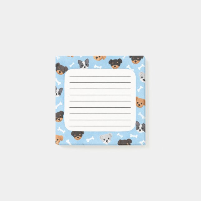 Hundars Post-It-lappar Post-it Block (Framsida)