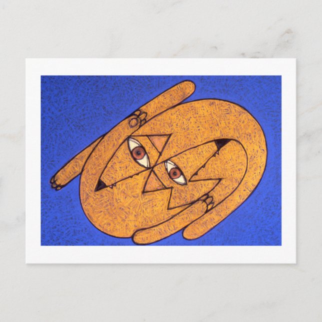 HundÄterHund vykort från Denis Gaston Art (Framsida)