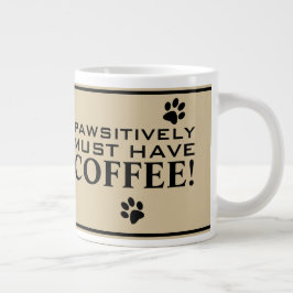 Hundavtryck Typografi Kaffeälskarens Specialitet Jumbo Mugg