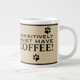 Hundavtryck Typografi Kaffeälskarens Specialitet Jumbo Mugg