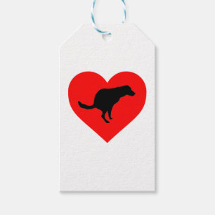 Hundbajs Hjärt Presentetikett