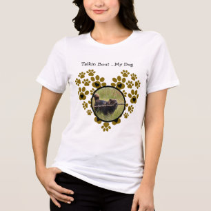 Hundben Hjärtform T Shirt