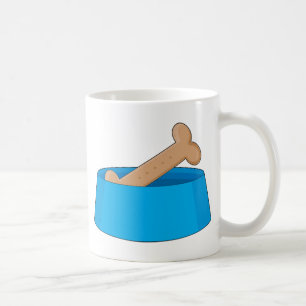 Hundben i bunke kaffemugg