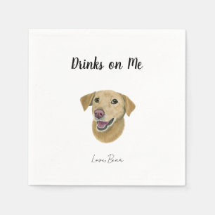Hundcocktailservetter Pappersservett
