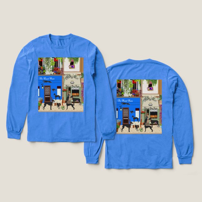 Hunddag utflykt V2 T Shirt (Design framsida och baksida)