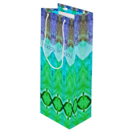 Hunddags gift-säck i Lila och blåsor