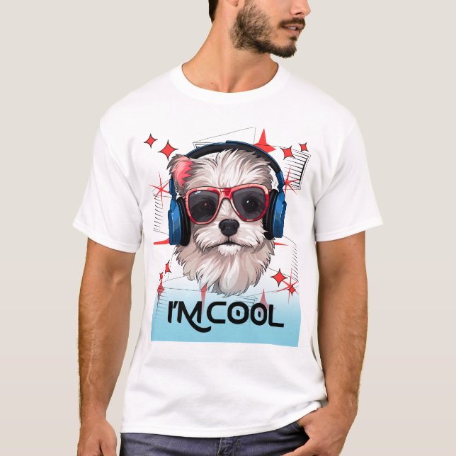 hunddesign t shirt (Framsida)