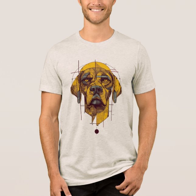 Hunddesign T Shirt (Framsida)