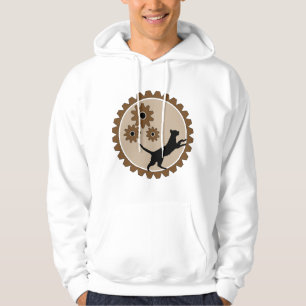 hunddriven bur med hjul hoodie