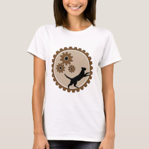 hunddriven bur med hjul t shirt