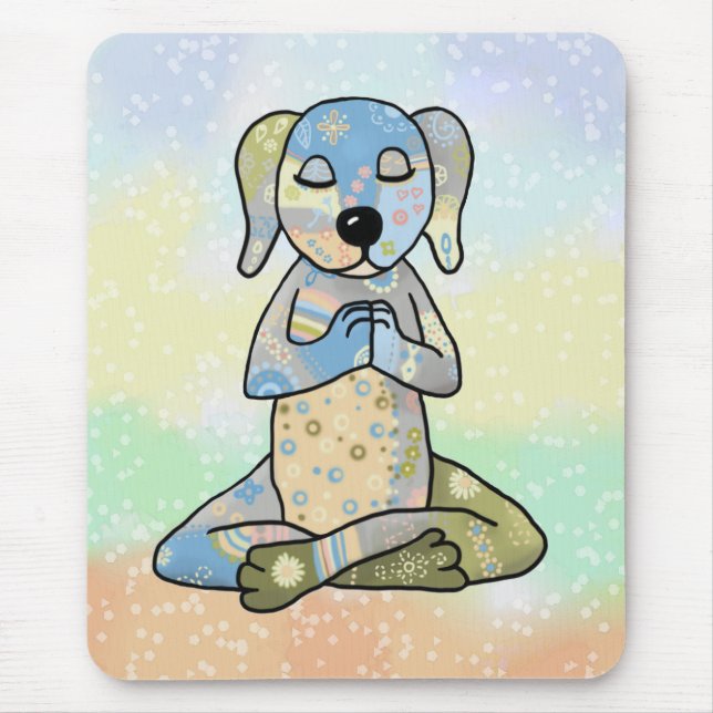 Hunde joga mousepad musmatta (Framsidan)