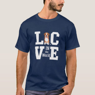 Hunden älskar dig t shirt