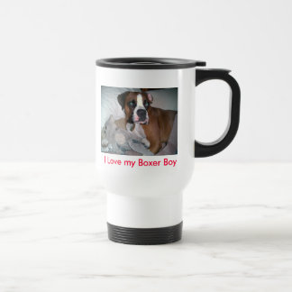 hunden älskar jag min boxarepojke resemugg