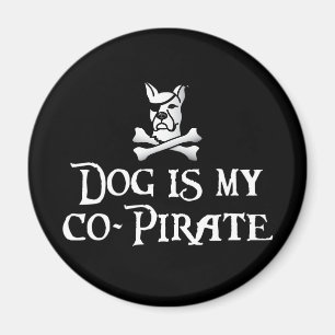 Hunden är min Co-Pirat Magnet