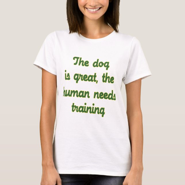 Hunden är underbar t-shirt (Framsida)