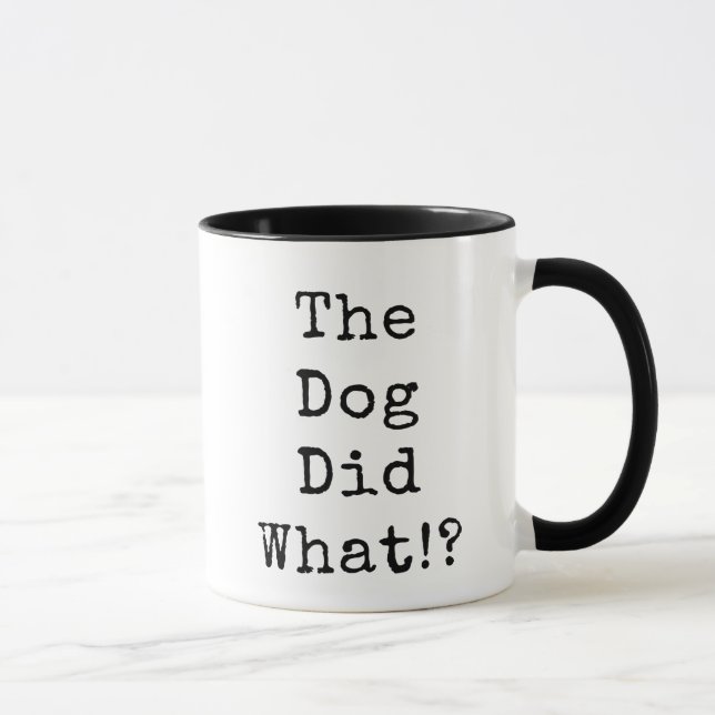 Hunden Gjorde Vad!? Mugg (Höger)