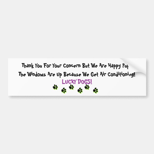 Hunden i bil märker bildekal (Framsidan)