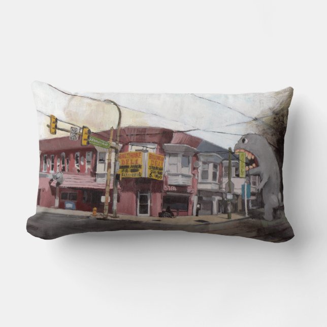 Hunden och monster kudder lumbarkudde (Framsida)