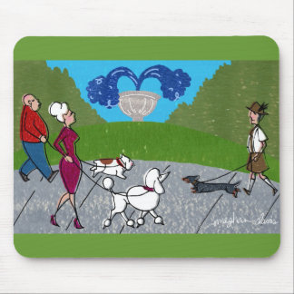 Hunden parkerar Mousepad Musmatta