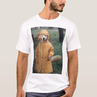 Hunden regnar in tee shirt