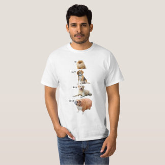 Hunden stojar fjäll t-shirt