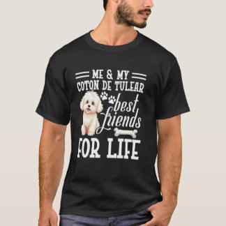 Hundentusiast Hundägare Bästa vänner Valp Coton T Shirt