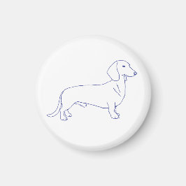 Hunderasse Dackel Magnet