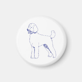Hunderasse Goldendoodle Magnet
