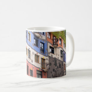 Hundertwasser i det Wien fotoet Kaffemugg