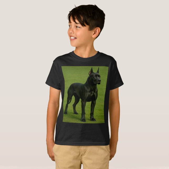 Hundfamilj T Shirt (Hel framsida)