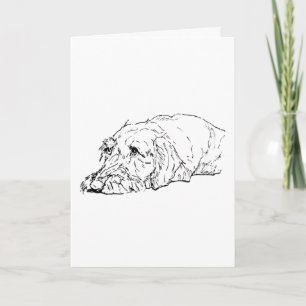 Hundfödelsedag, Strävhårig Dachshund - Söt Kort