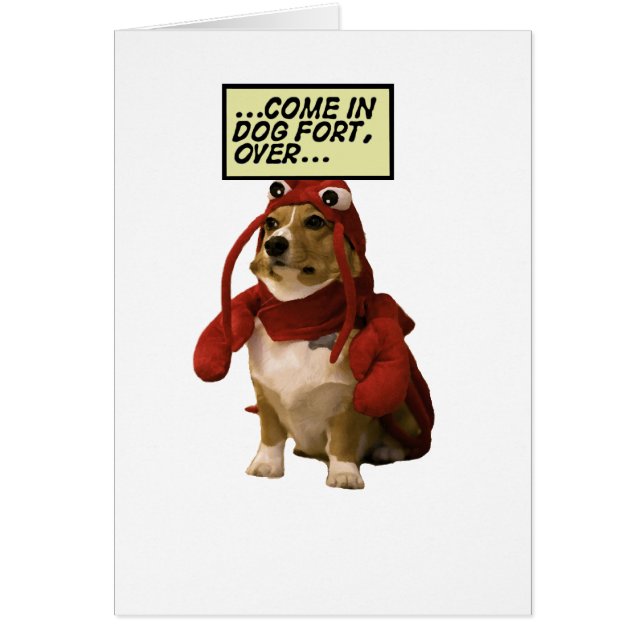 HundfortT-tröja Hälsningskort (Framsidan)