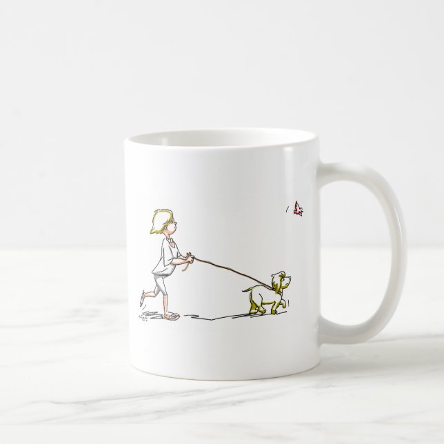 Hundfotgängare Kaffemugg (Höger)