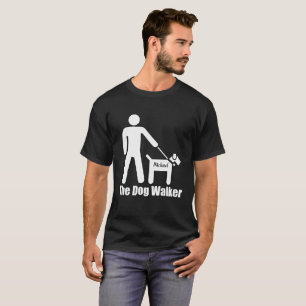 Hundfotgängare tillfogar det roliga namn eller t shirt