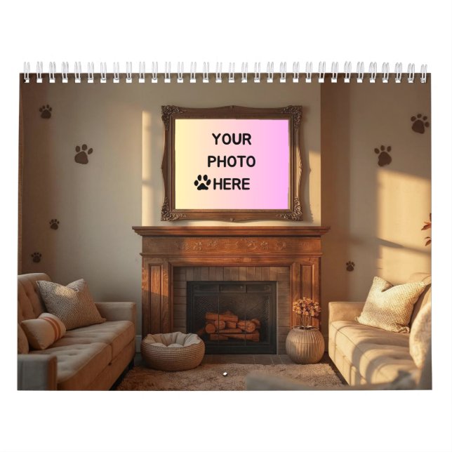 Hundfoto Anpassad Husdjurskalender 2026 Kalender (Omslag)