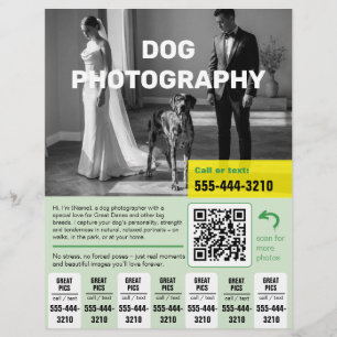 Hundfotograf Flyer 